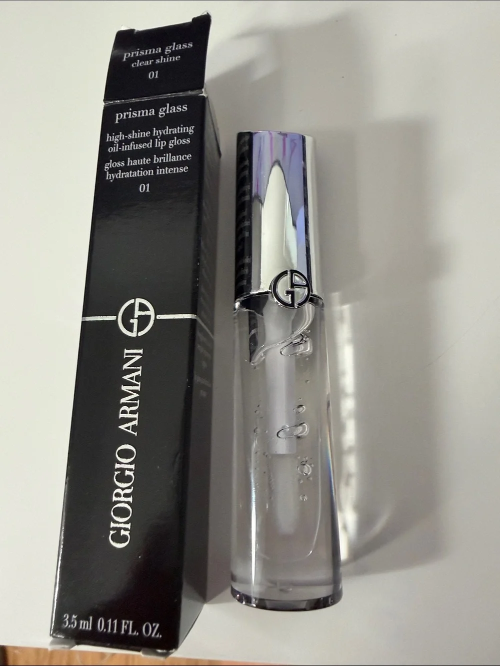 Armani Beauty  Prisma Glass Hydrating Lip Gloss with Squalane